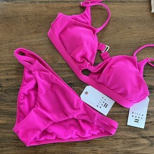 Billabong Pink Bikini Set 👙